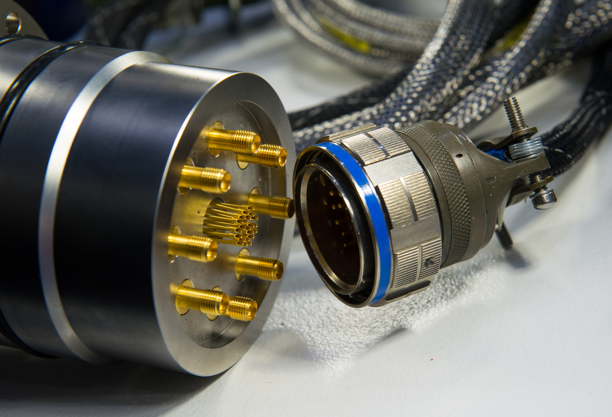 Multi-function cable assembly power connector and power cable-connections